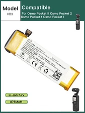 Battery For DJI Osmo Pocket 1, Osmo Pocket 2, Osmo Pocket II