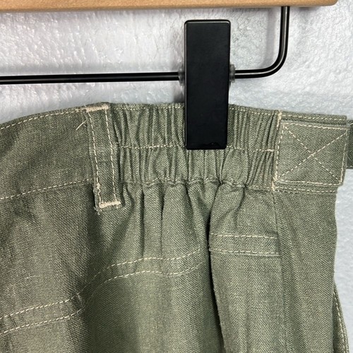Sag Harbor Sport New with Tag Linen Blend Spirit of Leisure Green Crop Pants 12 - Picture 8 of 9