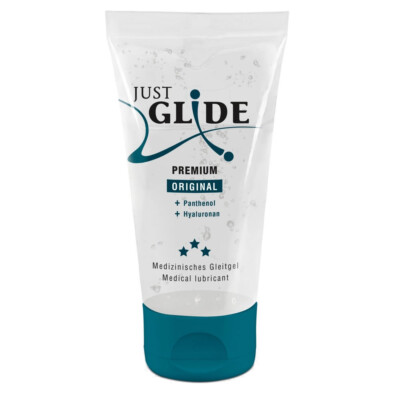 Just Glide Premium Original 50 ml Gleitgel wasserbasis, mit Hyaluron & Panthenol