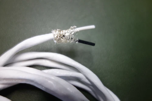 10 ft 16 Awg 2 Conductor Shielded Teflon/ PTFE Silver Plated Audio Speaker Wire