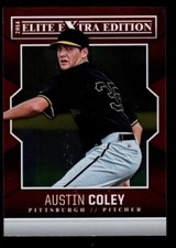 AUSTIN COLEY PIRATES #84 MINT RED ROOKIE CARD RC SP 2014 ELITE EXTRA EDITION GEM