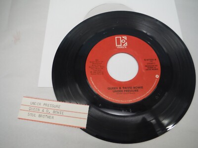 Queen & David Bowie ''Under Pressure'' & ''Soul Brother'' 7'' 45 RPM NM unplayed