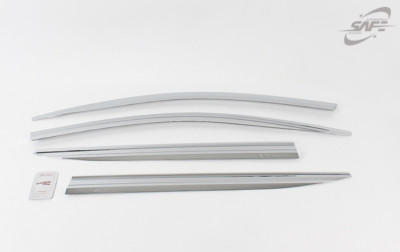 Buy AUTOCLOVER Chroe Side Window Vent Visor 6 Piece Set for Volkswagen