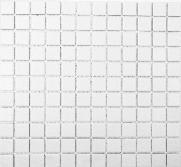 Keramikmosaik Mosaikfliesen Rutschemmend Rutschsicher Boden Duschtasse Altweiss-image