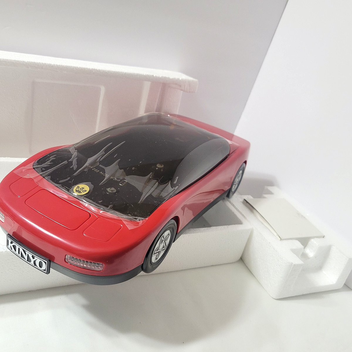 NEW Kinyo F-2000 VHS Tape Red Sports Car Auto Winder Rewinder