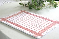 Platzset hochwertiges Tischset im Abreiss Block Papier 4 Farben á 12 Blatt 42x30