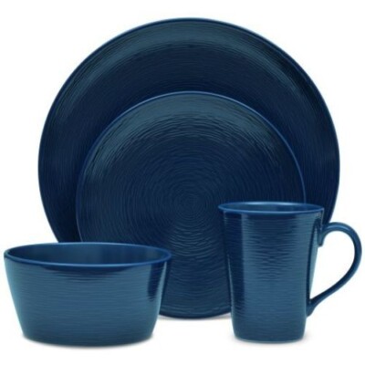 Noritake Colorscapes NoN Swirl 16Pc Dinnerware Set, Service for 4