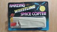 Vintage  Amazing Whistling Space Copter Helicopter Top Toys Inc NIP