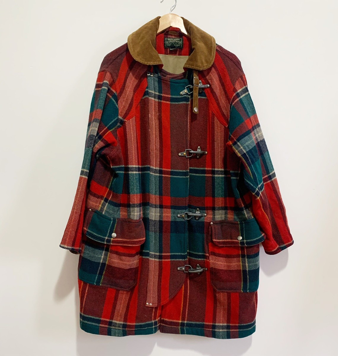 Vintage Polo Country Ralph Lauren Fireman Barn Coat Wool Vintage Polo Country Ralph Lauren Fireman Barn Coat Wool