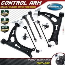 Wishbone Arms Kit Front Lower for VW Golf MK5/6 Caddy Jetta MK3 Touran Scirocco