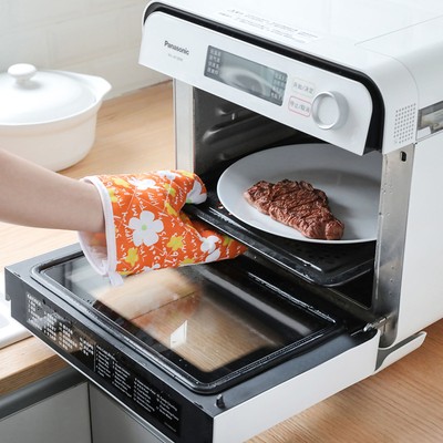 Oven  Polyester Cotton Material Printed Pattern Lanyard Design Cooking