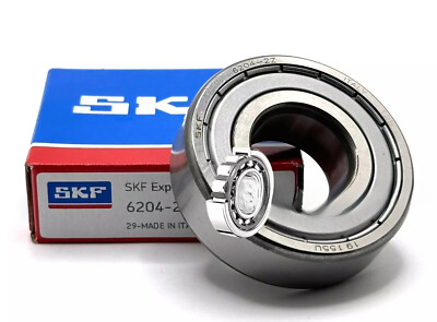 SKF 6204 ZZ DEEP GROOVE BALL BEARING, METAL SHIELDED 20x47x14mm NEW
