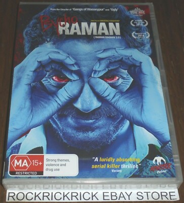 PSYCHO RAMAN (RAMAN RAGHAV 2.0) DVD REGION 4 MONSTER PICTURES BRAND NEW SEALED
