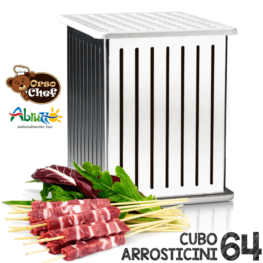 Spiedini Per Barbecue In Acciaio Inox Con Barra Di Spinta – Lunghi 43 Cm, Doppia Forchetta Anti-Giro, Set Per Carne E Verdure - 3
