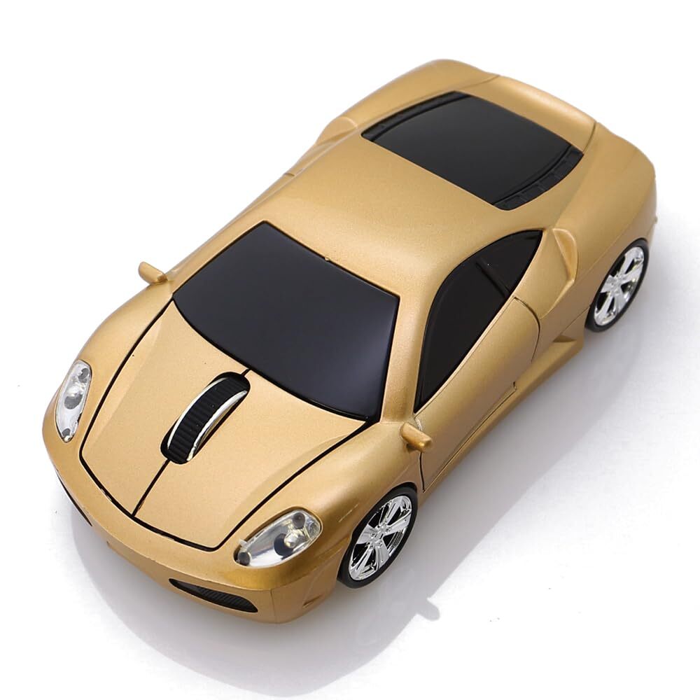 Sport Car-Shaped Wireless Optical Mouse with 2.4Ghz USB Ergonomic Design-image