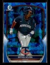 2023 Bowman Draft Sapphire Edition #BDC-39 Bryan Acuña Minnesota Twins