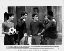 1991 Press Photo "Toy Soldiers" Movie Scene - srp30150