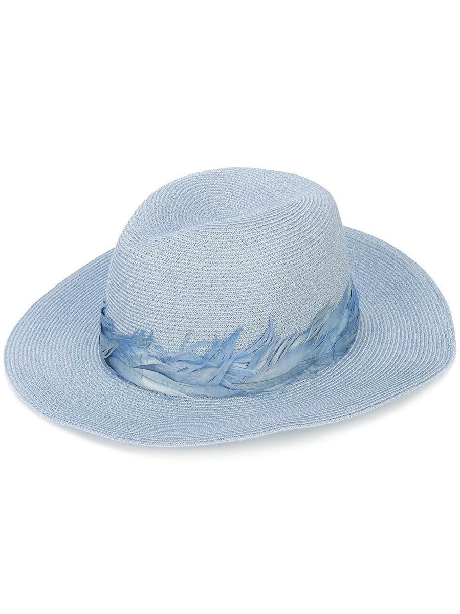 Eugenia Kim Cassidy Metallic-Trim Packable Fedora | eBay display picture 1