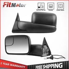 Power Heated Tow Mirrors Kit For 1998-2001 Dodge Ram 1500 1998-2002 25003500
