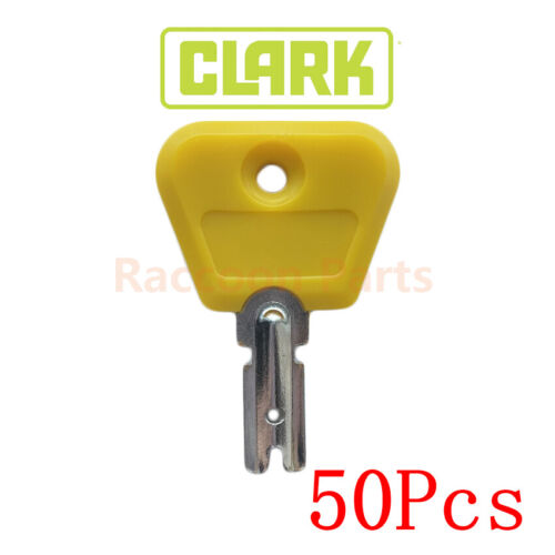 50pcs Ignition (Good) Key Yale Clark Hyster Forklift 2368655 2782017 7004147 - Afbeelding 1 van 2