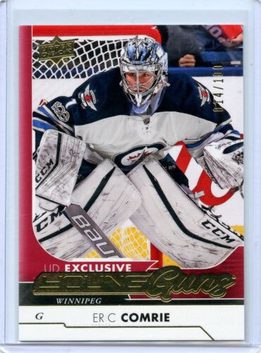 2017-18 Upper Deck Exclusives #476 Eric Comrie YG  14/100 - Picture 1 of 2