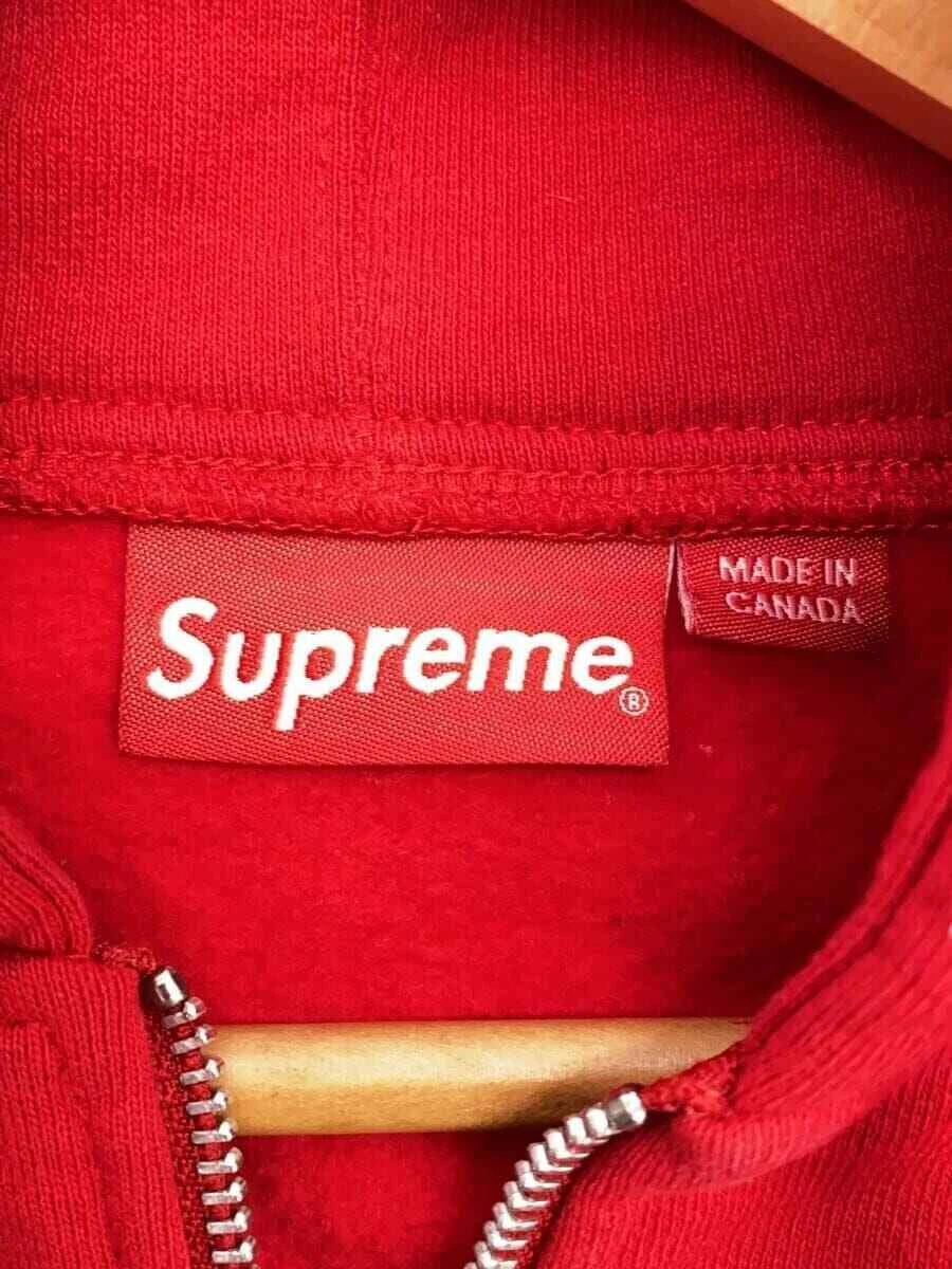 Supreme WINDSTOPPER Felpa con cappuccio e zip cotone rosso S usata
