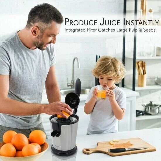 Exprimidor eléctrico de cítricos NUTRICHEF PKJCR305 naranja 160 W exprimidor de jugo de frutas Foto 4 de 4