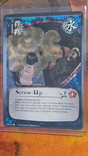Naruto CCG Set 9 The Chosen 'Missions' Chckered Diamond Foil / Spiral 1st Ed NM - Picture 8 of 91