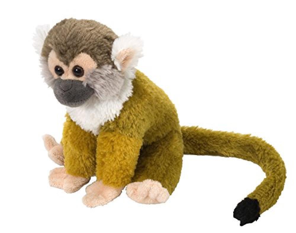 Wild Republic Scoiattolo Scimmia, Cuddlekins Mini coccolone Peluche, Regali per