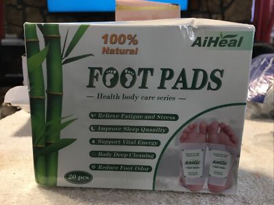 AiHeal Foot Patch Deep Cleansing Detox Foot Pads For Sleep & Body Ginger 20 Pads
