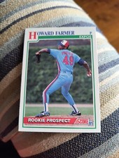 HOWARD FARMER 1991 SCORE ROOKIE PROSPECT #718 FREE SHIPPING