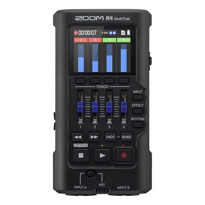 ZOOM 32bit Float Audio Support 4-Track Portable Recorder 2023 Release R4