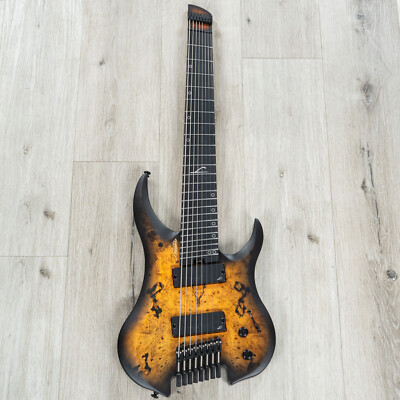 Legator G8FSS Ghost 8 Multi-Scale 8-String Headless Guitar, Death Valley
