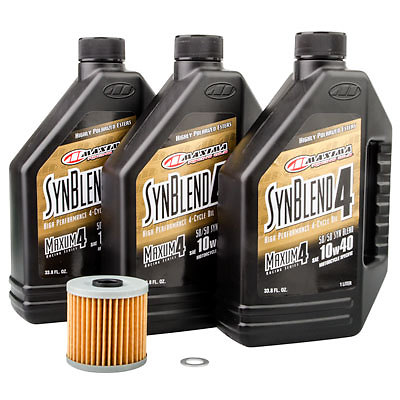 Tusk Oil Change Kit With Bel-Ray EXS Full Synthetic Ester 10W-50