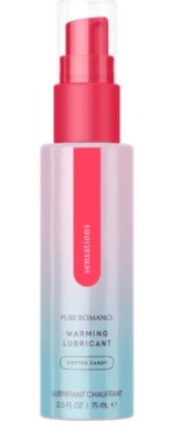 Pure Romance- Sensations Warming Lubricant- Cotton Candy - New and sealed