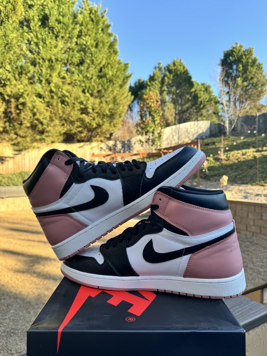 Nike Air Jordan 1 Retro High OG ピンク Women's Jordan 1 Retro High Washed Pink - YouTube
