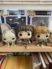 Funko Pop Lot Samwise, Frodo And Gollum Lord Of The Rings No Frodo Box