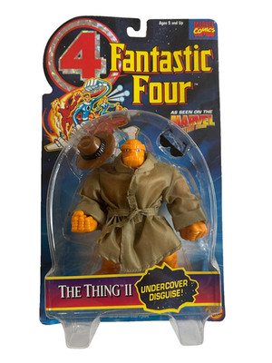 THE THING II (with UNDERCOVER DISGUISE) - FANTASTIC FOUR MARVEL - TOY BIZ 1995