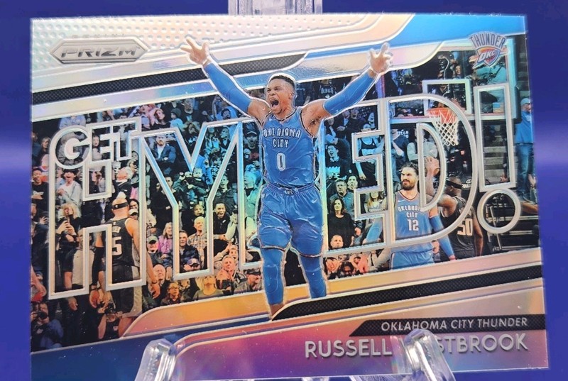 Russell Westbrook 2018-19 Prizm Get Hyped! Silver #1