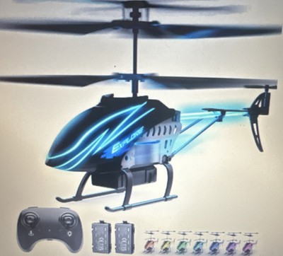 Micro Electric RC Helicopter 2.4GHz Remote Altitude Hold LED RTR 2 Batteries