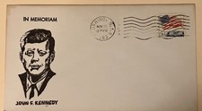 1963 John Kennedy JFK funeral day cover 11/25/1963