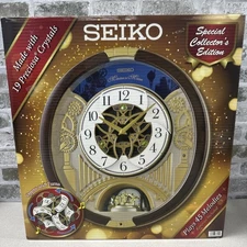 Seiko Melodies in Motion Special Christmas Edition Clock: 22 Crystals 45 Songs