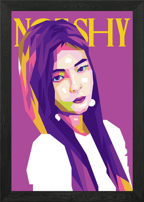 ITZY CHOI JISU POP ART Framed Wall Art Poster Canvas Print Picture
