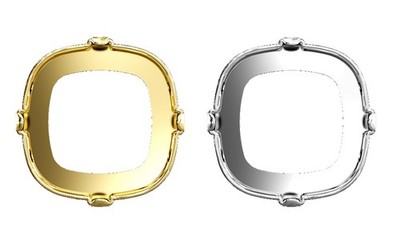 Superior PRIMERO Strass Steine Fassungen für 4483 Thin Cushion
