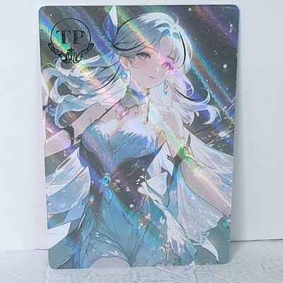 Firefly Shiny Holo Waifu Card Anime Girl Wall Art Oversized Board A5