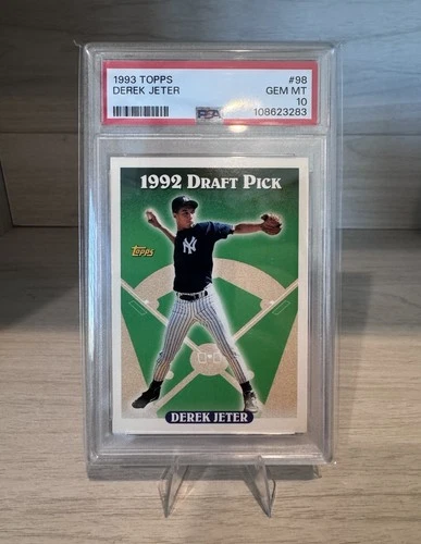 DEREK JETER PSA 10 1993 TOPPS #98 ROOKIE RC YANKEES GEM MINT HALL OF FAMER