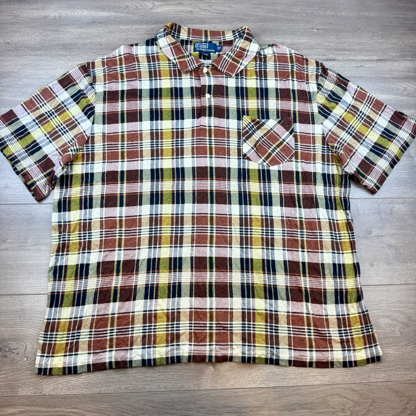 Vtg Polo By Ralph Lauren Short Sleeve Polo Shirt Men
