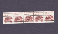 PNC5 4c Stagecoach P/C WA 4 Gap 2L US #1898Ab MNH F-VF