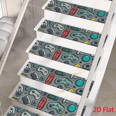 2D Flat-Printed Soft, Skin-Friendly, Stylish, And Attractive Stair Mats| Print