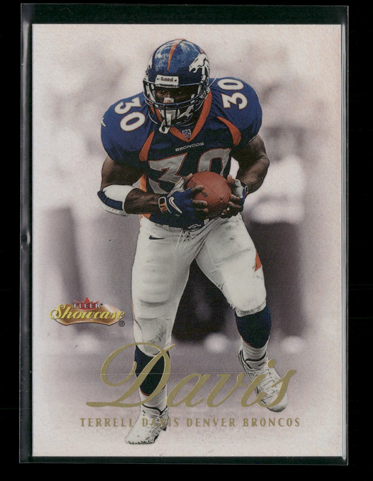 2000 Fleer Showcase #37 Terrell Davis Denver Broncos